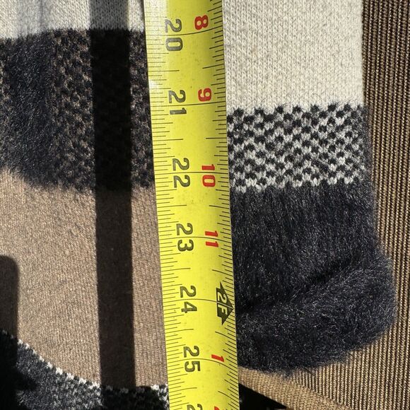 Anthropologie Current Air Cardigan Sweater Womens Size XS Brown Black Wool - Picture 13 of 16